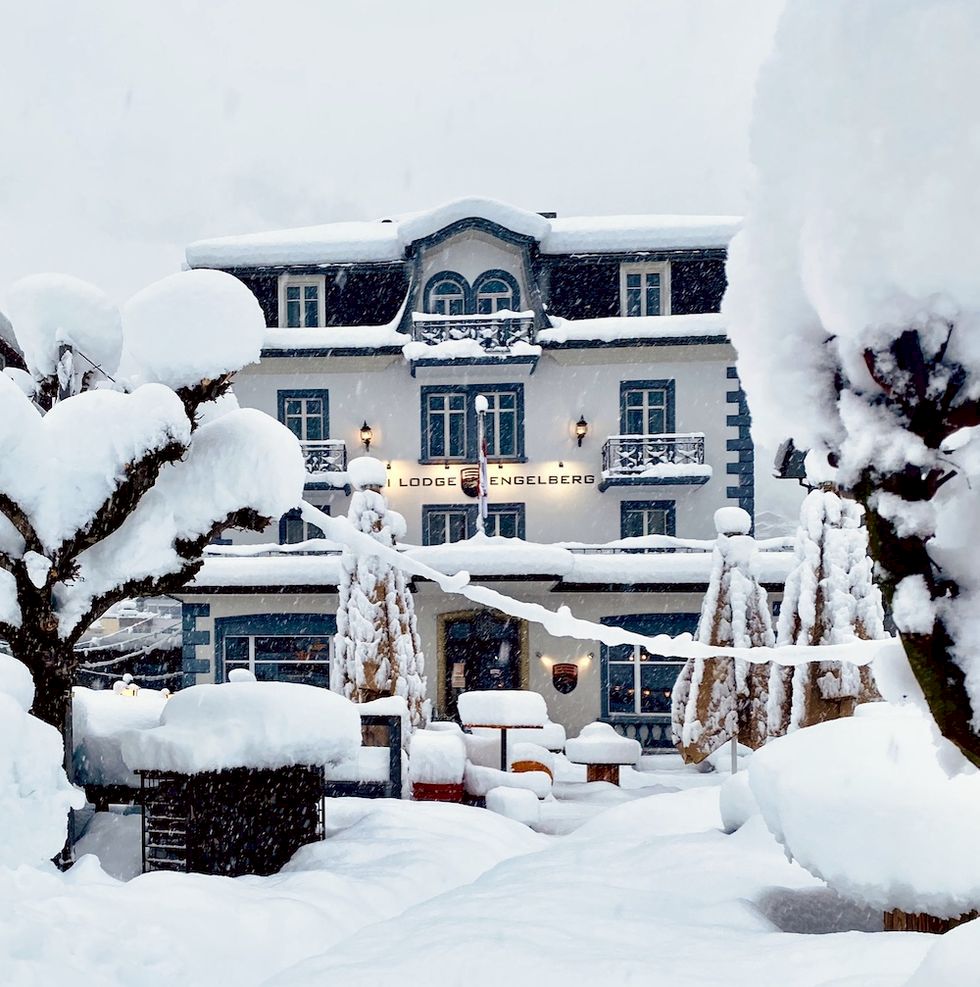 Jobba hemifrån från Alperna - nu kommer snön