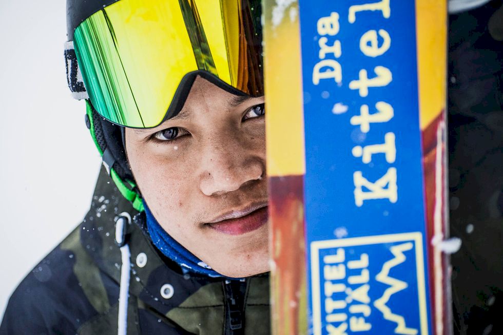 Dennis Wuttichai från Thailand - Kittelfjälls mest passionerade skidåkare