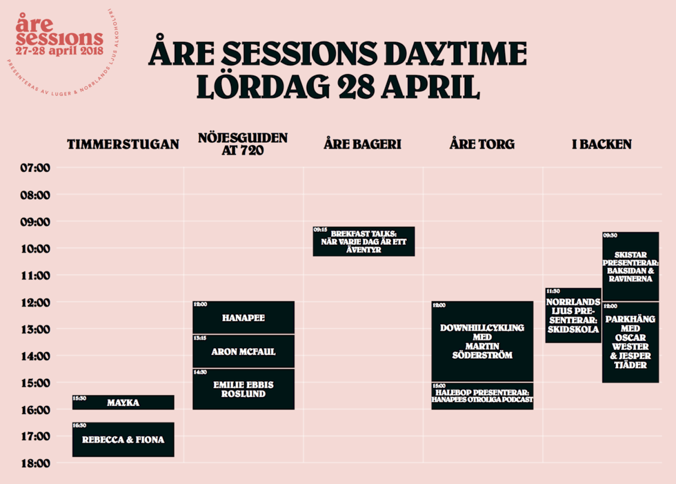 Säsongen i Åre avslutas med musikfestival