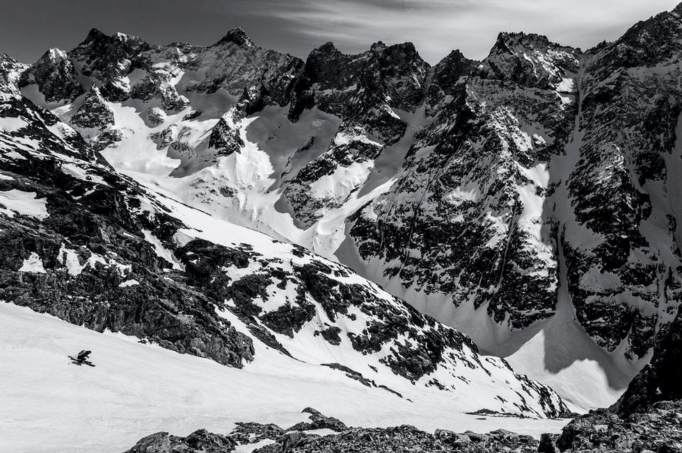 Alpernas 10 mäktigaste skidåk