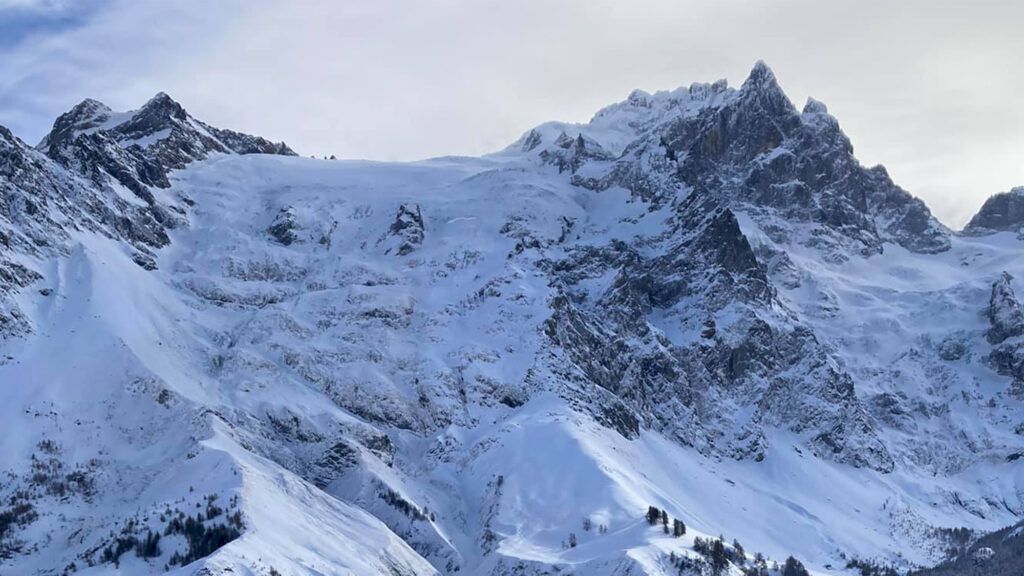 Glacier du Tabuchet ramlade ner i La Romanche. Foto: Pelle Lång